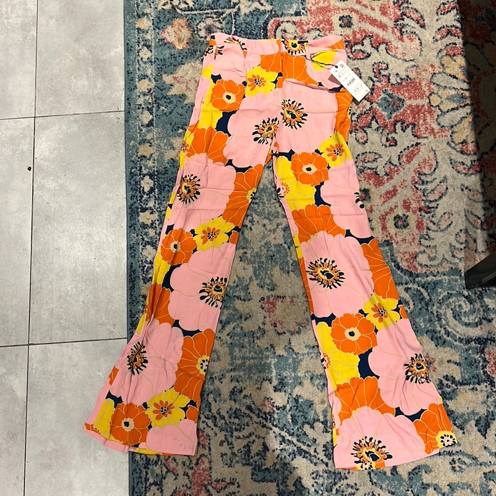 Zara floral pants